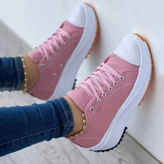 Convas Sneaker mit Farbblockmuster
