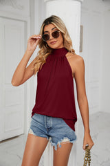 Mock Neck Tank Top