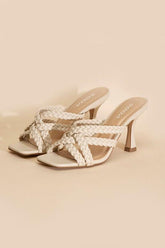 KELLAN-S Pumps mit doppeltem gekreuztem Zopfmuster
