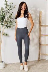 LOVEIT Leggings de cintura alta y cintura ancha de tamaño completo
