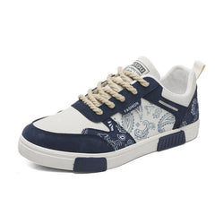 Zapatillas de lona bajas con diseño Paisley para hombre
