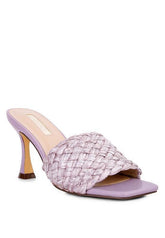 Sandalen „Ny Tour“ mit geflochtenem Riemen und Absatz