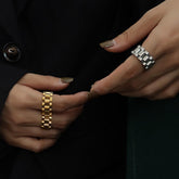 Ring aus plattiertem Titanstahl