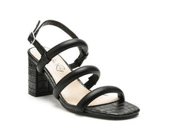 SLINGBACK-BLOCKSANDALEN „SLATER“ AUS CROC