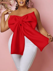 Süßes Tube-Top mit Schleife