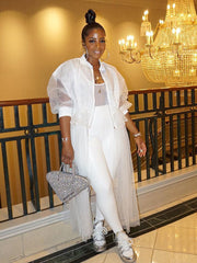 Camisa de retazos de malla