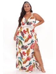 Vestidos con tirantes finos y estampado boho