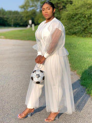 Camisa de retazos de malla