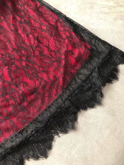 Elegante vestido de noche de encaje