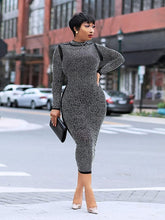 Rhinestone Stretchy Cut Out Dress