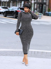 Rhinestone Stretchy Cut Out Dress