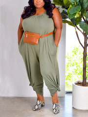 Mono holgado con bolsillos