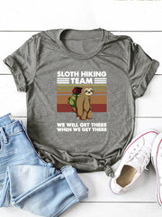 Faultier-Wanderteam-T-Shirt