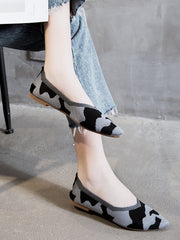 Zapatos de leopardo con punta de punto