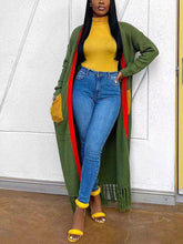 Cárdigan de punto con borlas