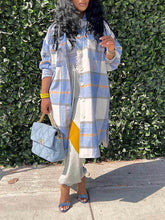 Plaid Button Down Cotton Cardigan