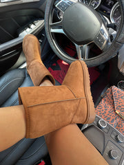 Botas de nieve mullidas sin cordones