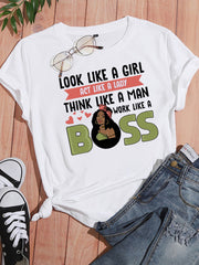 Arbeite wie ein Boss T-Shirt
