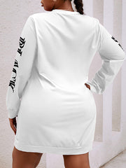 Minivestido con estampado de letras de póquer