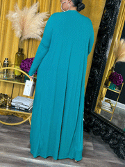 Knitted Solid 2PC Set