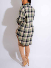 Blusas abotonadas con cuadros