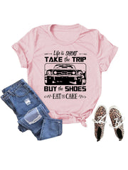 T-Shirt mit Aufschrift „Take The Trip“