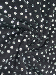 Rhinestone Stretchy Cut Out Dress