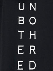 Letter Print Hoodie Dress