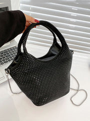 Cartera de fiesta con diamantes de imitación