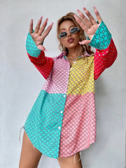 Printed Loose Casual Ladies Shirt