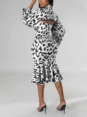 Kleid mit Leopardenmuster