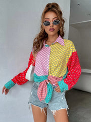 Printed Loose Casual Ladies Shirt