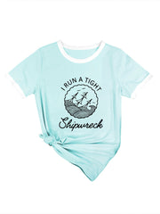 Ich trage ein enges T-Shirt