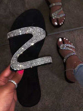 Hot Drill Sequined Slipper