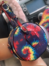 Bolso casual con efecto tie dye