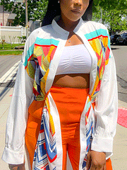 Camisa informal con cuello vuelto