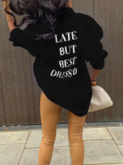 Lässiges, lockeres Hemd mit Buchstaben