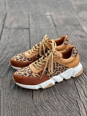 Zapatillas con estampado de leopardo