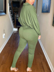 Monos con escote en V y cremallera