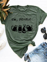 Ew Menschen Katzen T-Shirt