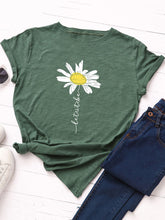 Lässiges Oberteil mit Gänseblümchen-Print