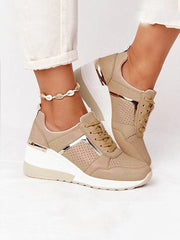 Zapatillas deportivas transpirables con cordones