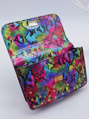 Tasche mit Schlangen-Print