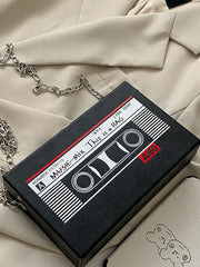 Lässige Umhängetasche mit Print