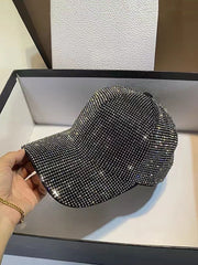 Gorras de béisbol con brillantes diamantes de imitación