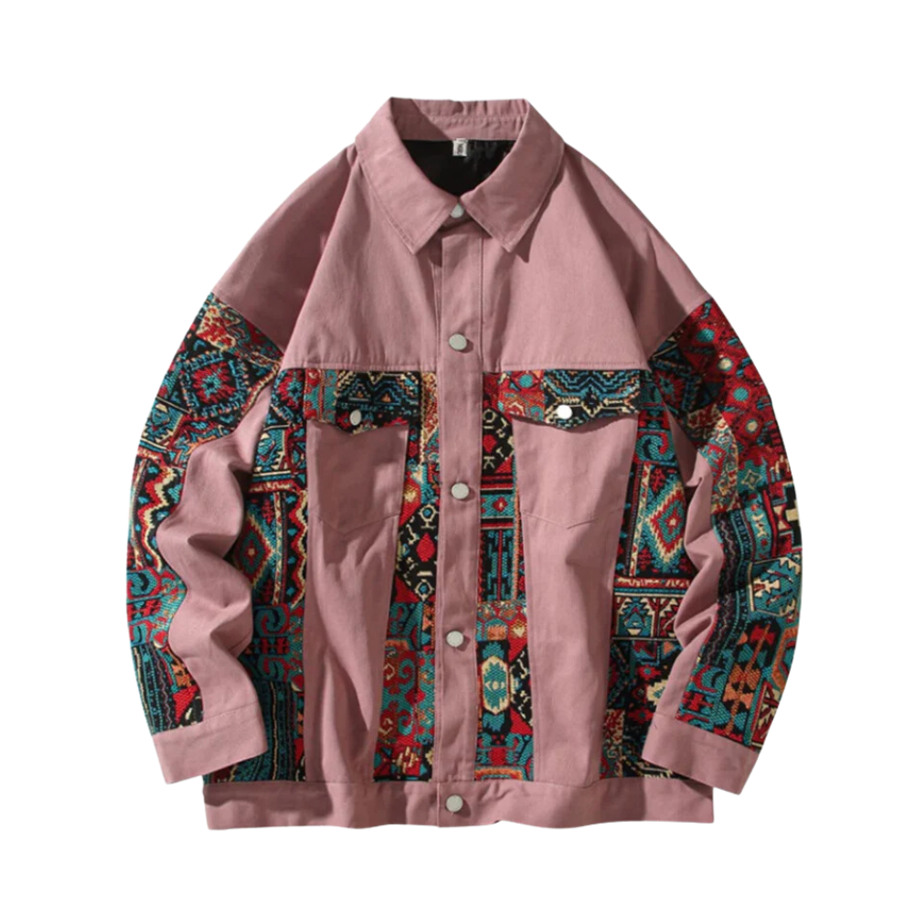 Parti Color Jacket American Spliced Color Pattern Jacket – RoopKa