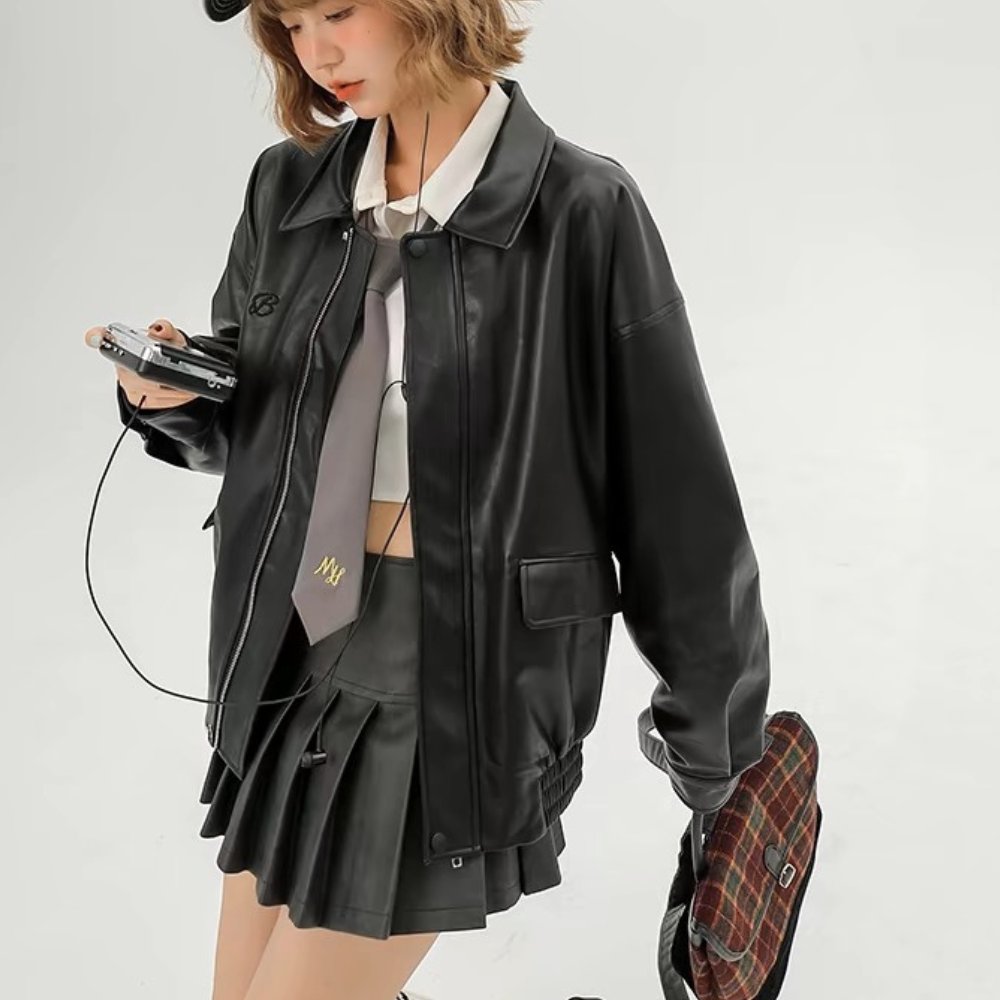 Chaqueta de cuero genial