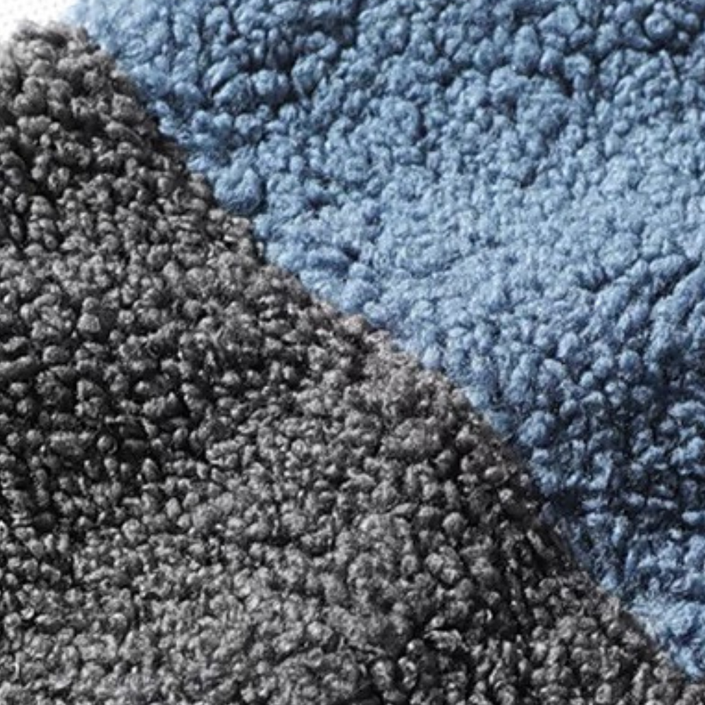 Three-color Patchwork Sherpa Coat