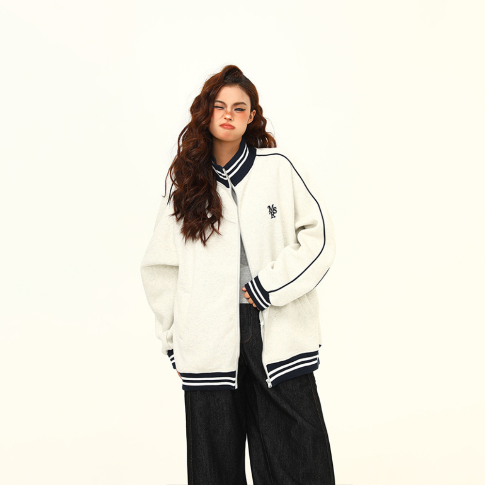 Chaqueta con letras MSR