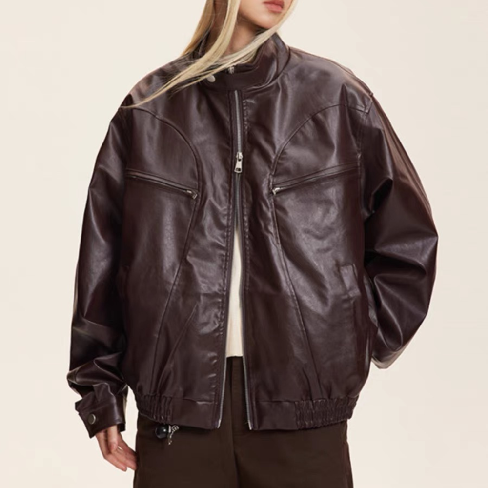 Bonita chaqueta de cuero